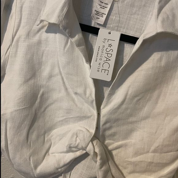 L*Space White Long Sleeve Top - Picture 2 of 4